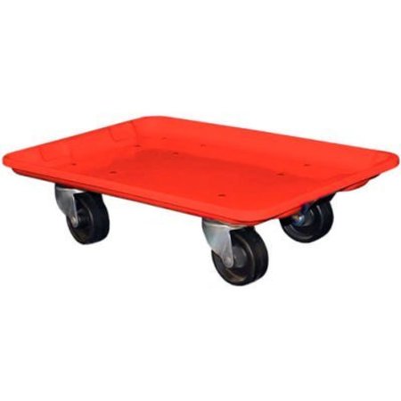 MFG TRAY Molded Fiberglass Toteline Dolly 780338 for 19-3/4" x 12-1/2" x 6" Tote, Red 7803385280